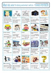 VERB TENSES 1 - PiCtUrE StOrY!!