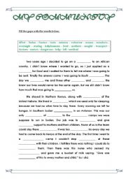 English Worksheet: MY COMMUNITY - VOLUNTEERS