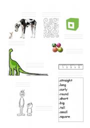 English worksheet: Describing Adjectives