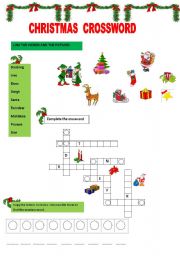 CHRISTMAS  CROSSWORD