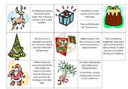 English Worksheet: Christmas cards