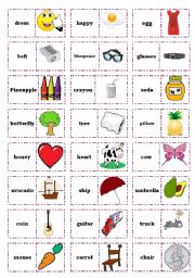 English Worksheet: Domino