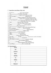 English worksheet: Test