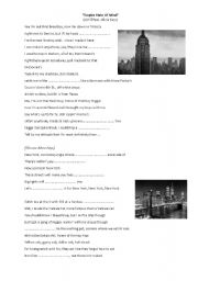 English Worksheet: Empire State of Mind- Alicia Keys