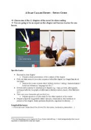 English Worksheet: A Star Called Henry study guide