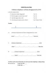 English Worksheet: Future Perfect - Guided Discovery Sheet