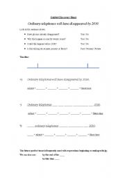 English worksheet: Future Perfect - Guided Discovery Sheet