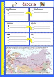 English worksheet: Treasures of Siberia