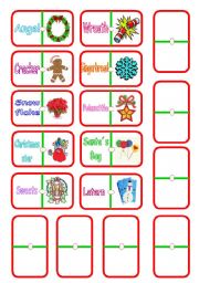 English Worksheet: Xmas domino 3/3