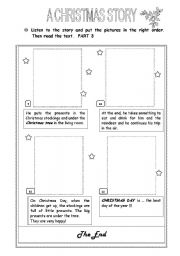 English Worksheet: A Christmas Story - Part 3