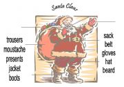 English Worksheet: Santa  Claus 
