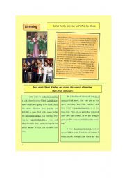 English Worksheet: Oprah Winfrey-listening