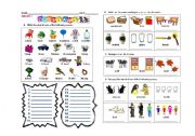 English Worksheet: Plural nouns