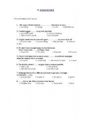 English worksheet: subjunctive