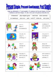 Review: Present Simple, Present Continuous, Past Simple