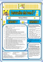 English Worksheet: Conversation Chat room #7 