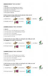 English worksheet: Hobbies and talents Grammar exercises