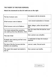 English Worksheet: medicine for humour