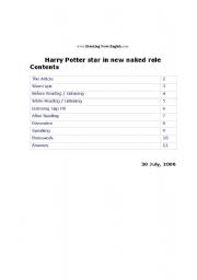 English worksheet: Harry Potter