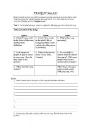 English Worksheet: Protest Music