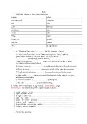 English worksheet: Sport and Food