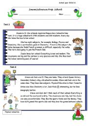 End-term test: reading- language- writing