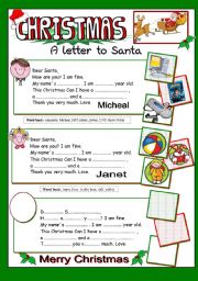 A letter to Santa