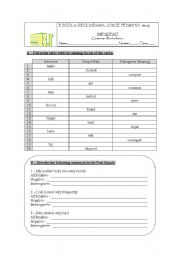 English Worksheet: Past Simple - exercises