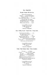 English worksheet: Simply Red - Stars