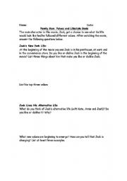 English Worksheet: the family man