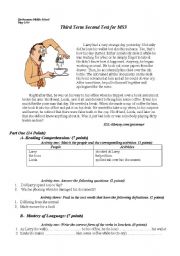 English Worksheet: past cont.