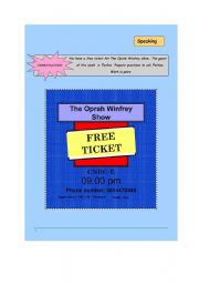 English Worksheet: oprah winfrey-speaking activity