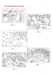 English Worksheet: Christmas booklet part 3