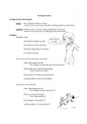 English worksheet: Simple Sentences
