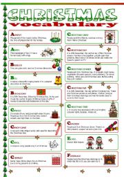 Christmas vocabulary