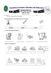 English worksheet: classroom objects toys and numbers