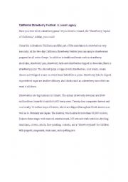 English Worksheet: Reading: 2 Articles with vocab and questions