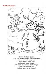 English Worksheet: Christmas booklet part 4