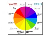 English Worksheet: The warm and cold colors