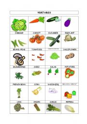 vegetables part 1