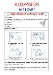 English Worksheet: Rudolphs Story-part 3