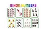 English Worksheet: BINGO NUMBERS