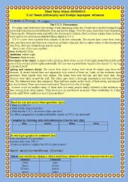 English Worksheet: science or Fiction ( 3rd term exam - 2as  foreign languages) Algeria