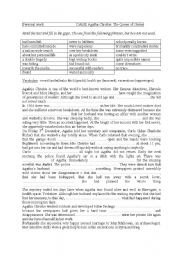 English Worksheet: Agatua Christie