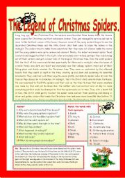 THE LEGEND OF CHRISTMAS SPIDERS.