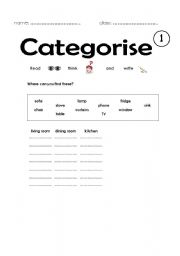 English Worksheet: parts of the house