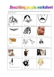 English worksheet: Pictionary fill-it-out with answer sheet! Editable