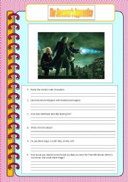 English Worksheet: The Sorcerers Apprentice