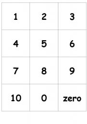 English worksheet: numbers, colours