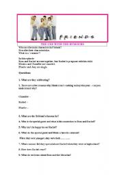 English Worksheet: The One with the Rumours